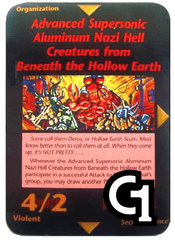 Advanced Supersonic Aluminum Nazi Hell Creatures from Beneath the Hollow Earth